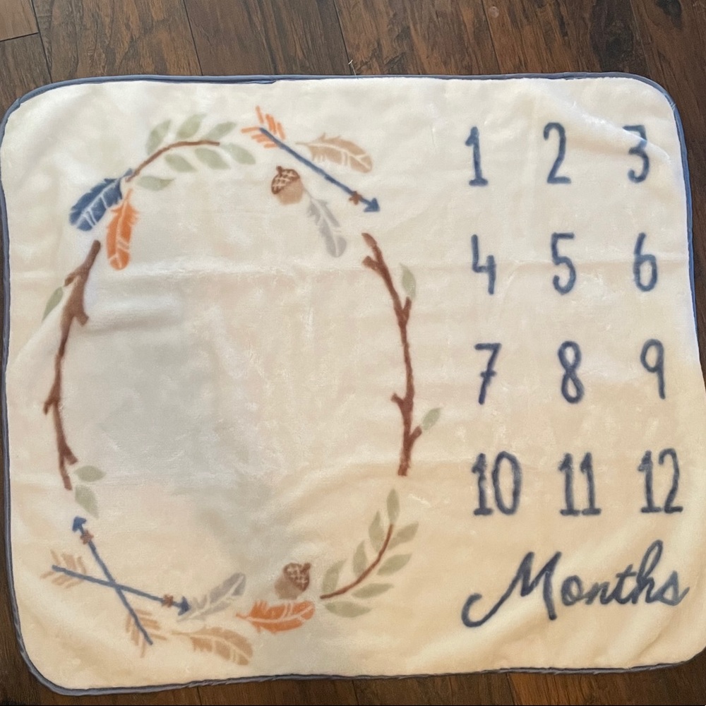 Monthly baby blanket